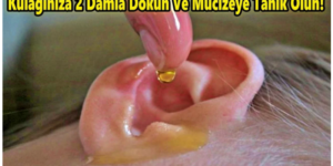 Kulağınıza 2 Damla Dökün ve İşitme Kaybına Elveda Deyin.. T-ARİFİ