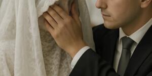 Damat, gelinin yüzünü ilk kez kendi düğününde gördü