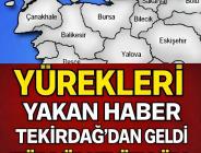 A.cı U’zen Haber Tekirdağ’dan Geldi!