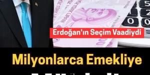 Cumhurbaşkanı Erdoğan’ın seçim vaadiydi..