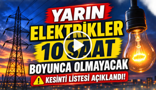 Uzun Süreli Kesinti yapılacak İlçeleri ve Saatleri